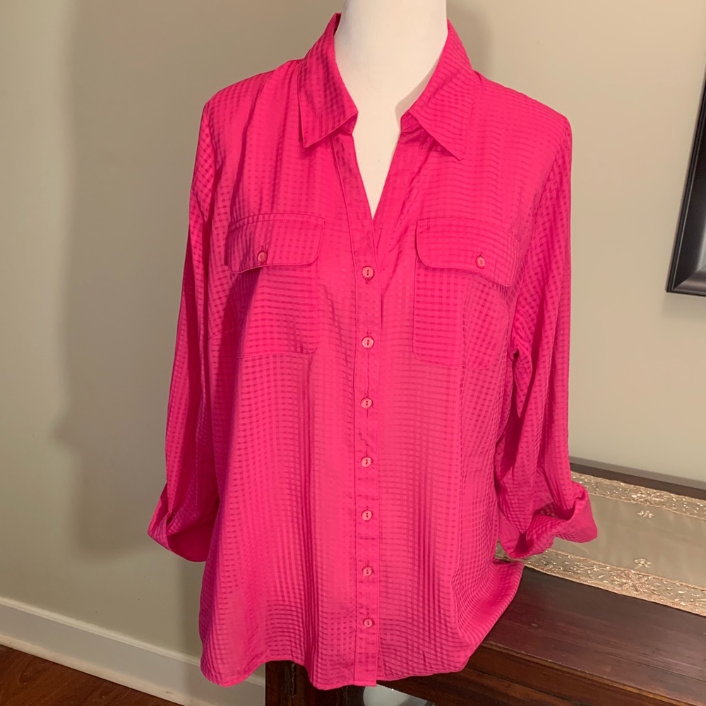 Lovely XL Kim Rogers button down